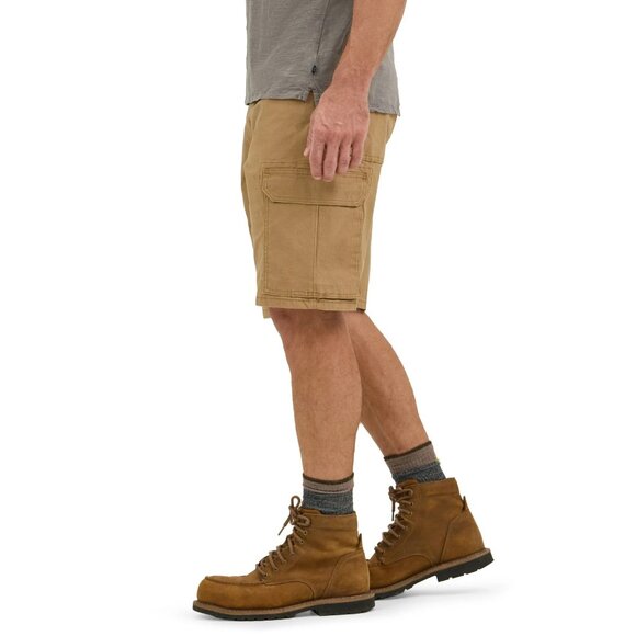 Wrangler Men's Workwear Ranger Short with Stretch, Size 32, Relaxed Fit, Brown - Picture 3 of 4